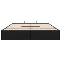 Bedframe zonder matras 140x190 cm kunstleer zwart - thumbnail