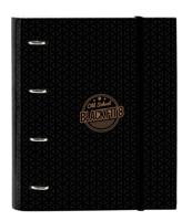 Ringmap BlackFit8 Old school Zwart Grijs 27 x 32 x 3.5 cm - thumbnail