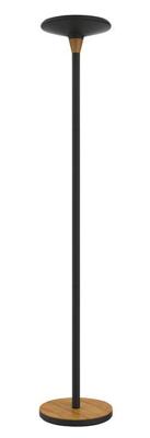 Vloerlamp unilux baly led bamboe zwart Vloerlamp unilux baly led bamboe zwart