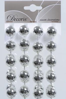 Kralenketting Kerstboom XXL 270cm Zilver