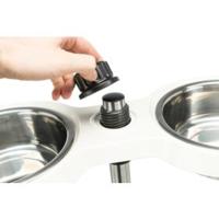 Trixie Houder Comed..Instelling, melamine/staal. 2 × 1,6 l/Ø 21,Bl - thumbnail