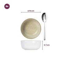 Cosy & Trendy Soepkommen / Kommen Baltic Luna ø 14 cm - 6 stuks - thumbnail