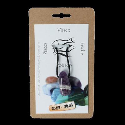 Steengoed Sterrenbeeldsteen hanger vissen 1 Stuks Steengoed Sterrenbeeldsteen hanger vissen 1 Stuks