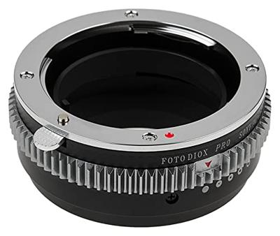 Fotodiox Pro Lens Mount Adapter - Sony Alpha A-Mount DSLR Lens to Sony Alpha E-Mount Mirrorless Camera Body with Built-In Aperture Control Dial