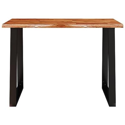 Eettafel met natuurlijke rand 110x70x75 cm massief acaciahout