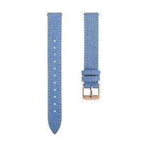 Leren denim bandje - Blauw - Garmin Lily 2 - thumbnail
