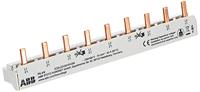 ABB 2CDL231001R1009 Faserail Aantal rijen 3 Meerdere kleuren 3-polig 10 mm² 1 stuk(s) - thumbnail