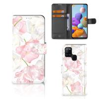 Samsung Galaxy A21s Hoesje Lovely Flowers - thumbnail