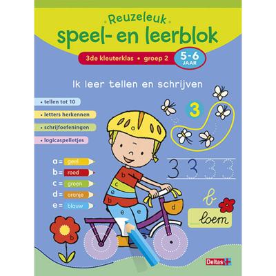 Reuzeleuk speel- en leerblok Ik leer tellen en sch