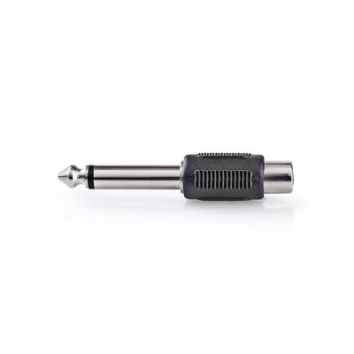 Nedis CAGB23935BK Mono-audioadapter 6,35 Mm Male - Rca Female Zwart - thumbnail