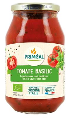 Pastasaus tomaten basilicum bio 510 Gram