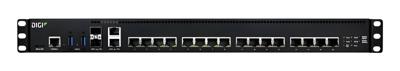 Digi De internationale EZ16-c100-VS verbindt Ez 16 Mei Seriële Server 16 Rs-232/422/485 Seriële Poorten Ons Machtskoord