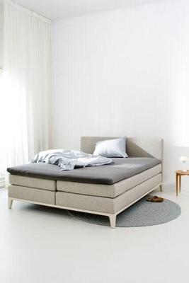 Auping Organic Jersey Hoeslaken topper soft warm grey
