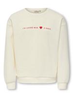 Kids ONLY winter sweater meisjes - wit - KogMarisa - oversize fit - thumbnail