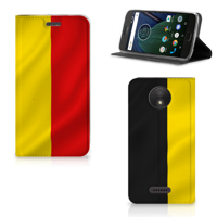 Motorola Moto C Plus Standcase Belgische Vlag - thumbnail