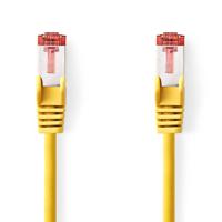 Nedis CAT6 Netwerkkabel | RJ45 Male | RJ45 Male | S/FTP | 1.00 m | Rond | LSZH | Geel | Label - CCGL85221YE10 - thumbnail