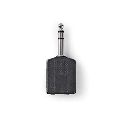 Nedis Stereo-adapter 6,35 mm male naar 2x female