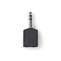 Nedis Stereo-adapter 6,35 mm male naar 2x female - thumbnail