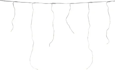 Kerstverlichting LED ijspegels 85 lampjes 3m, warm wit