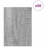 Decorpanelen 50 pcs Grijs sonoma 30 x 42 x 0.3 cm Bewerkt hout - thumbnail