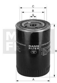 MANN-FILTER Mann oliefilter hydrauliek (nml)