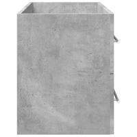Wastafelkast 100x38,5x48 cm spaanplaat betongrijs - thumbnail