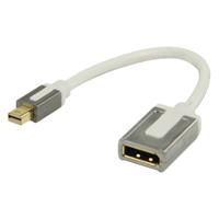 Mini DisplayPort Kabel Mini-DisplayPort Male - DisplayPort Female 0.20 m Wit - thumbnail