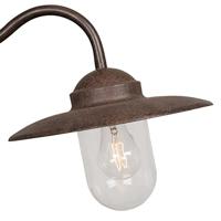 Voordeur verlichting roest Nordlux &apos;Luxembourg&apos; wandlamp E27 fitting - thumbnail