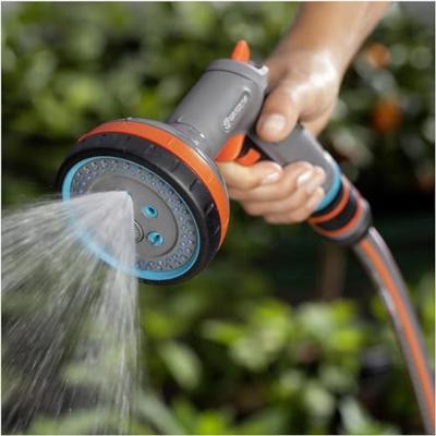 Gardena Comfort Multifunctionele Tuin Broes E4 - 5 Instelbare Standen, Vorstbestendig & Ergonomisch Design