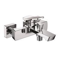 STILO ééngreepsmengkraan bad, chroom keramische schijven geluidsarme, verwisselbare 35 mm-cartouche mousseur KIWA-gekeurd ½" (Ø ca. 1,9 cm) verbinding voor doucheslang metalen greep garant - thumbnail