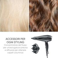 Severin HT0167 Haardroger Zwart/zilver - thumbnail