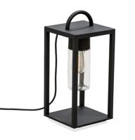 KonstSmide TerraslampBologna 45cm zwart met helder glas - 7532-750 - thumbnail