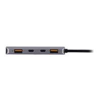 T'nB -5-in-1 hub - USB-C en USB-A met Power Delivery 100W - USB 3.2 (10Gbps)- Grijs - thumbnail