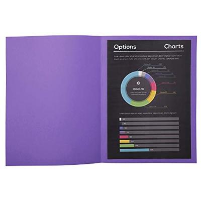 Exacompta Rock&apos;s 80 dossiermap, ft 22 x 31 cm, pak van 100, paars