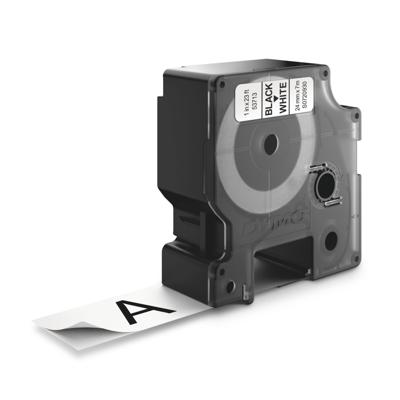 Labeltape dymo labelmanager d1 polyester 24mm wit Labeltape dymo labelmanager d1 polyester 24mm wit