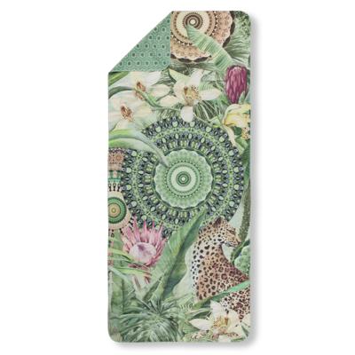 HIP Abhita Yoga, Reis- & Strandhanddoek "Tropische print en Mandala's" - Microvezel (75x180 cm)
