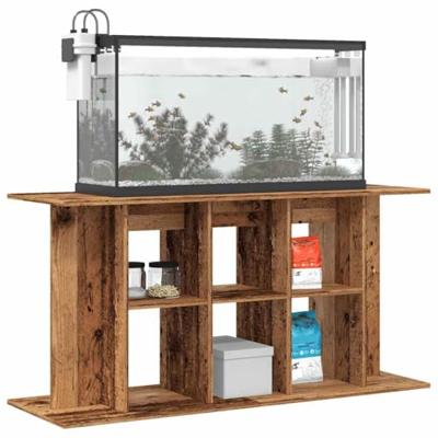 VidaXL Aquariumstandaard 120x40x60 cm bewerkt hout oud houtkleurig VidaXL Aquariumstandaard 120x40x60 cm bewerkt hout oud houtkleurig