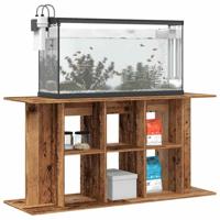 VidaXL Aquariumstandaard 120x40x60 cm bewerkt hout oud houtkleurig - thumbnail