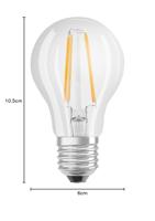 OSRAM HOMELIGHTING 4058075090569 LED-lamp Energielabel E (A - G) E27 Peer 6.5 W = 60 W Warmwit (Ø x l) 60 mm x 105 mm Filament / Retro-LED 5 stuk(s) - thumbnail