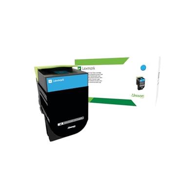 Lexmark Toner 802C Origineel Cyaan 1000 bladzijden 80C20C0