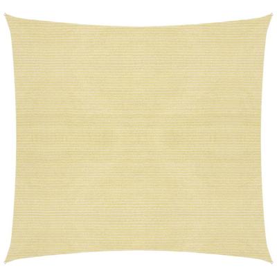 VidaXL Zonnezeil 160 g/m² 6x6 m hdpe beige