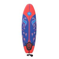 VidaXL Surfplank 170 cm blauw en rood - thumbnail