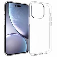 Apple iPhone 14 Pro TPU | Silliconen Back Cover | Transparant - thumbnail