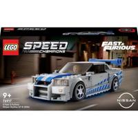 LEGO Speed Champions - 2 Fast 2 Furious Nissan Skyline GT-R (R34) Constructiespeelgoed - thumbnail