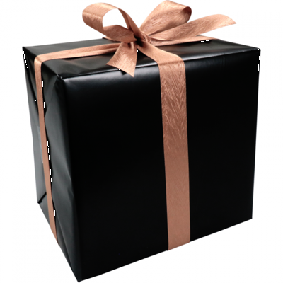 Cadeaupapier 50cm 200m 80gr fond Zwart
