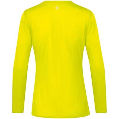 JAKO 6475D Shirt Run 2.0 Lm Dames - Fluogeel - 36