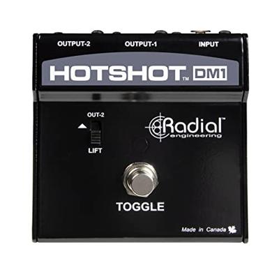 Radial HotShot DM-1 signaalsplitter en mute switch