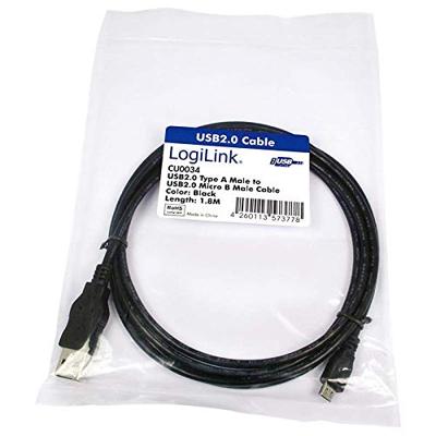 LogiLink 1.8m USB/microUSB LogiLink 1.8m USB/microUSB