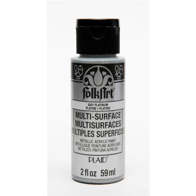 FolkArt • multi-surface metallic platinum 59ml