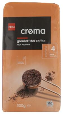 HEMA Filterkoffie crema - 500 gram